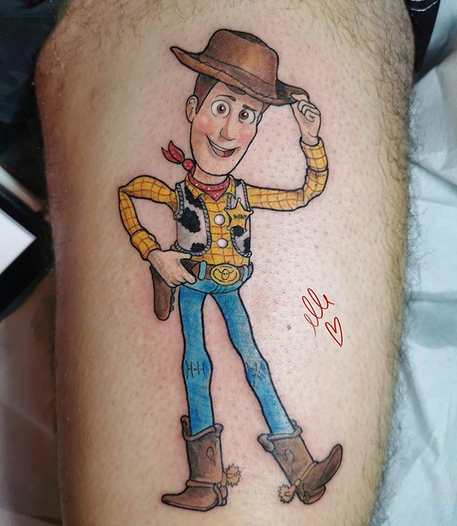 Buzz Lightyear Woody Toy Story Tattoo Editorial Stock Photo  Stock Image   Shutterstock