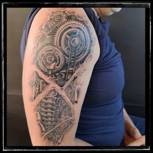 15 Images of biomechanical tattoo style