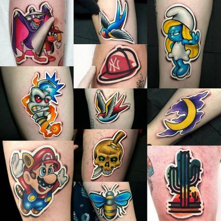 Inspirational sticker Tattoo images