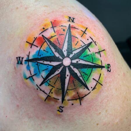 20 compass tattoo images