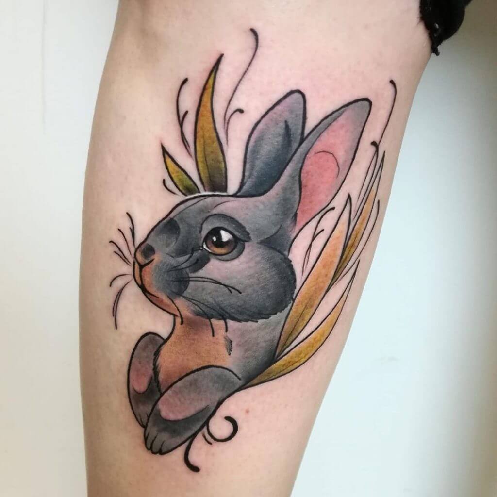 OLLIE KEABLE TATTOOS  Cute little bunny tattoo goodeggtattoos