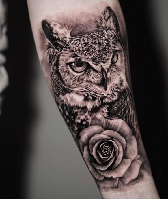 Impressive examples of owl tattoos for men