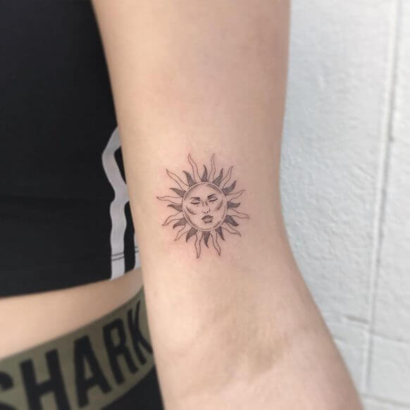 Meaning of sun tattoos and secret symbolism