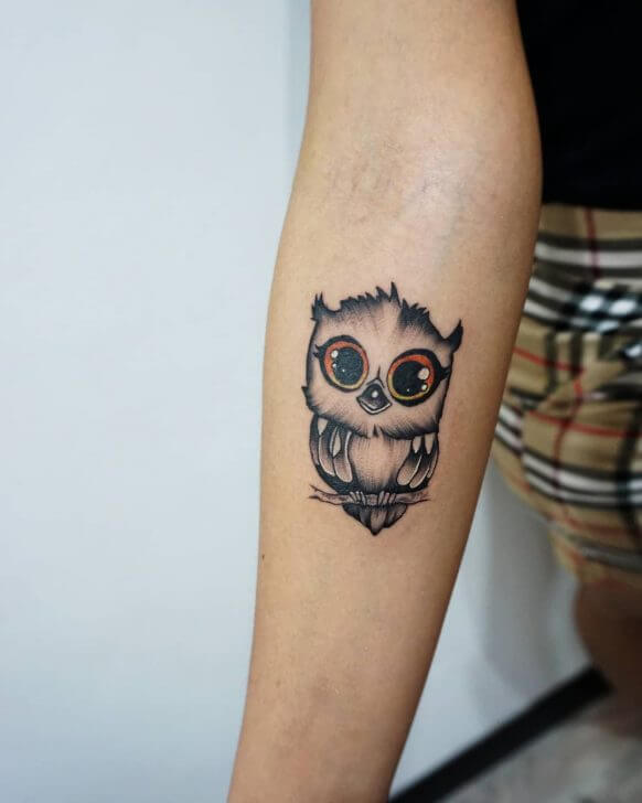 18 Fascinating images of owl tattoos for women