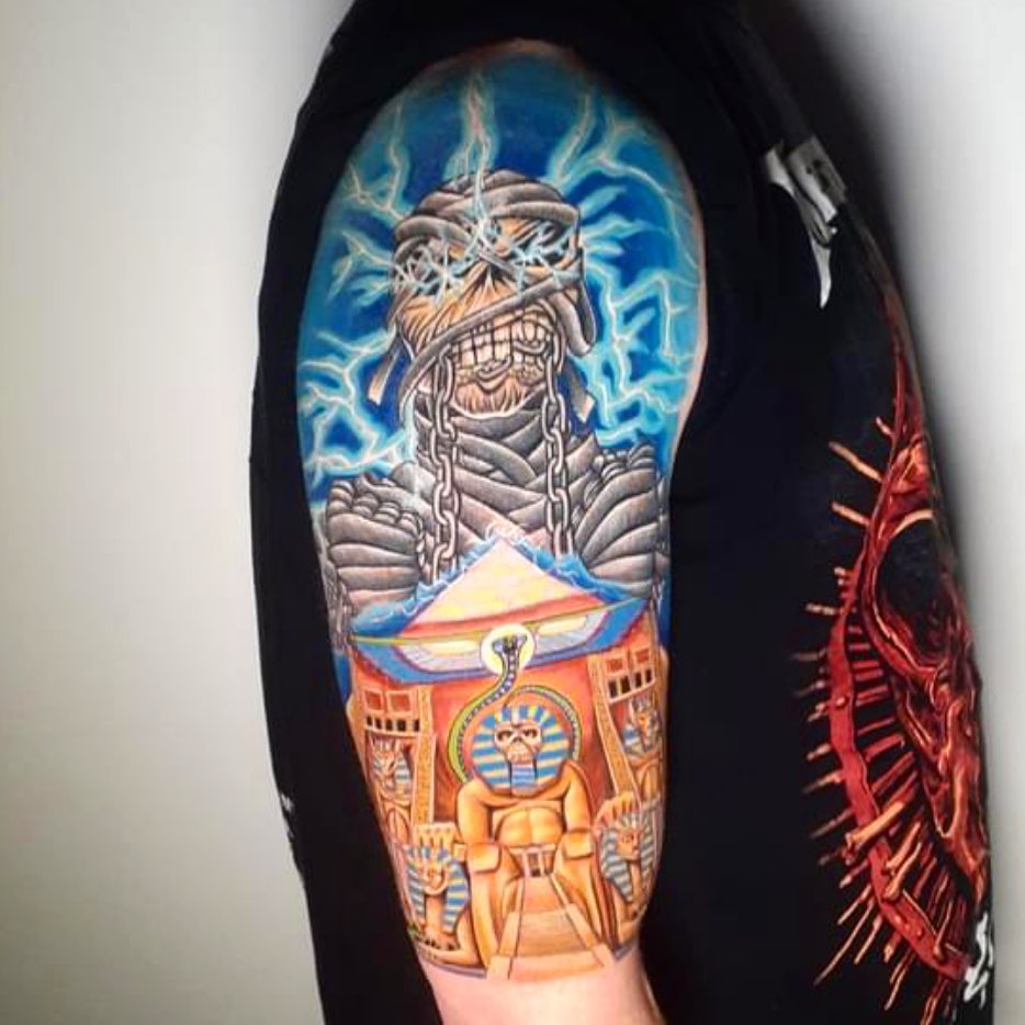 Top more than 61 traditional iron maiden tattoo best  ineteachers