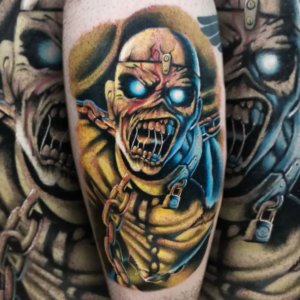 Buy Iron Maiden Traditional Tattoo Style Print Online in India  Etsy