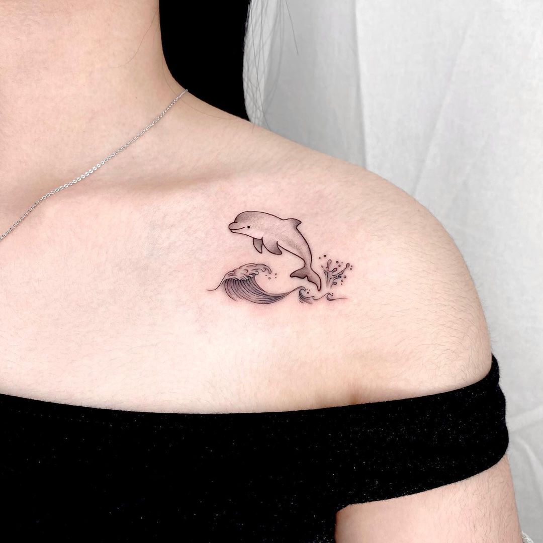 Dolphin Tattoo by RuneElf on DeviantArt
