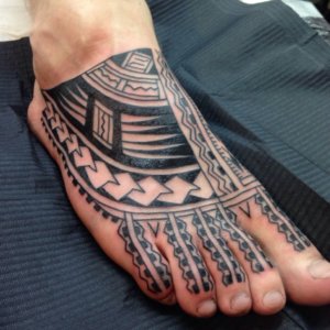 Here are some interesting FOOT tattoos for men 1