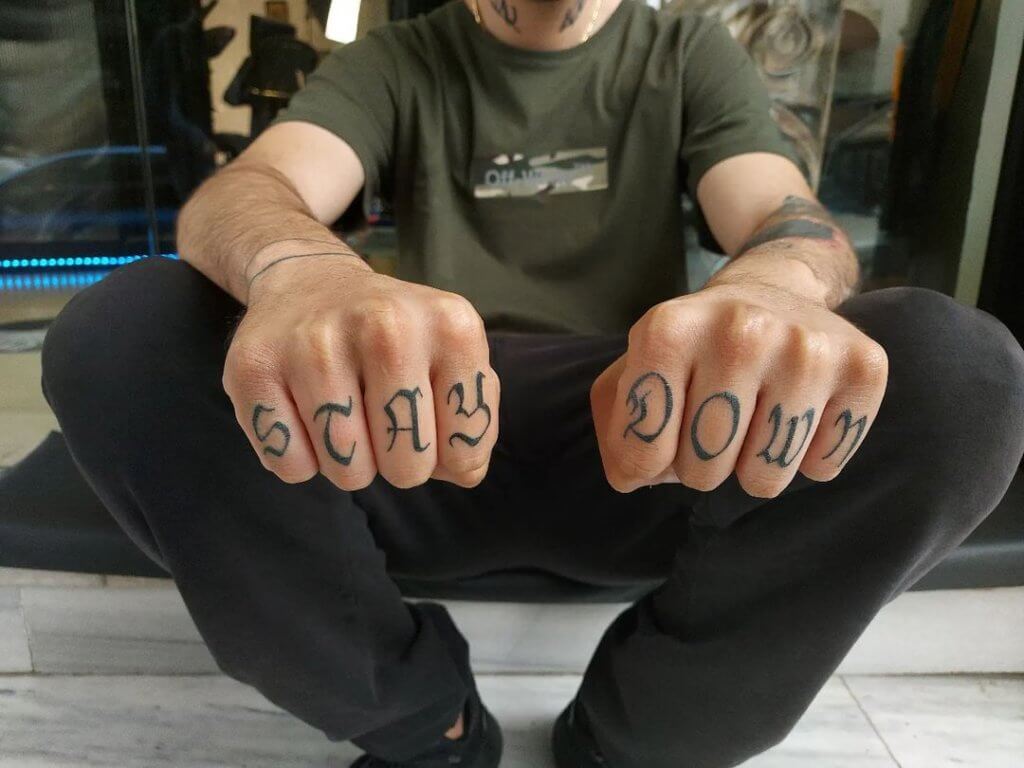 Interesting Finger tattoos for men