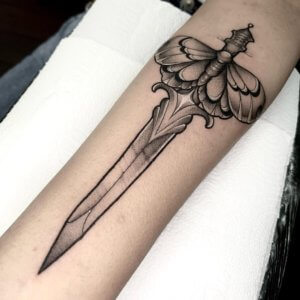 Not only is a Dagger tattoo representation of betrayal loss and danger but it is also seen as a symbol of protection sacrifice and bravery 1
