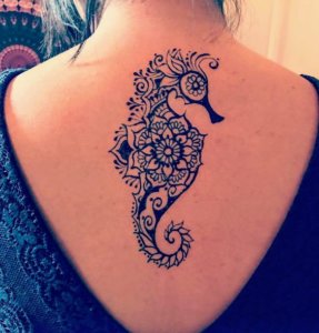 Beautiful Seahorse tattoo ideas for women 2