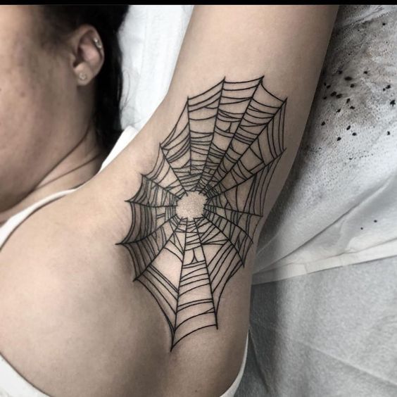Ideas for Spider net tattoos