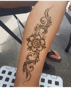 Inspiration for temporary tattoos with henna 2
