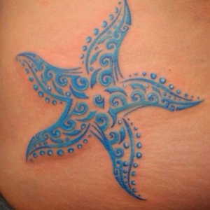 The starfish is a symbol of love so why dont tattoo a nice Starfish 2