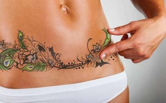 150 Cute Stomach Tattoos for Women 2023  Belly Button Navel