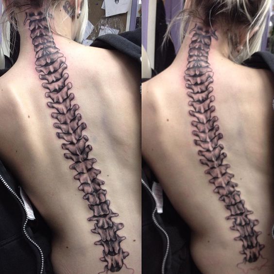 102 Spine Tattoo Ideas For The Bold And The Brave  Bored Panda