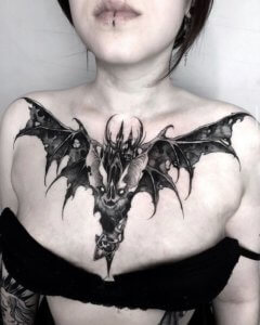 Interesting ideas for Bat tattoos 2