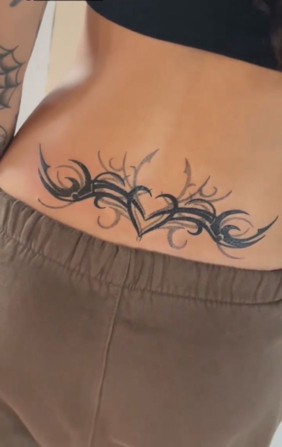 Beautiful Succubu Lower back tattoos