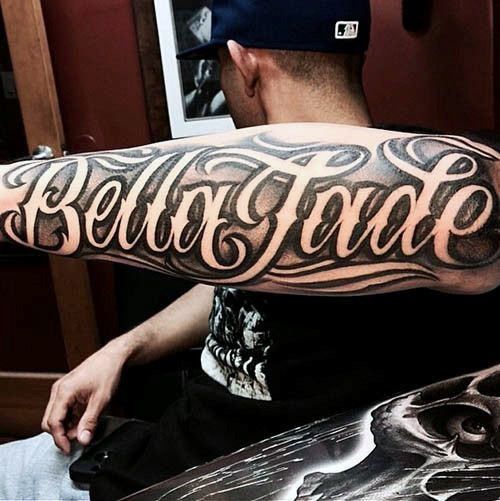 Cool Lettering tattoos