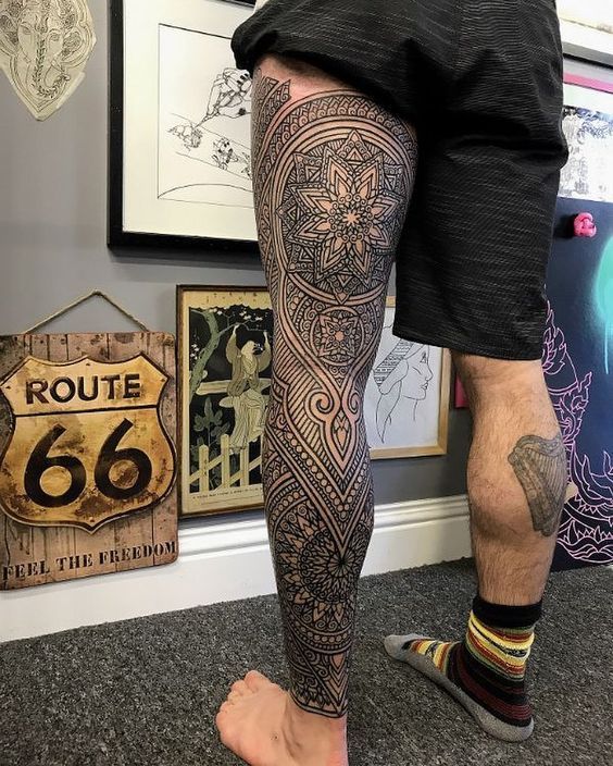 Full Leg Tattoos For Men