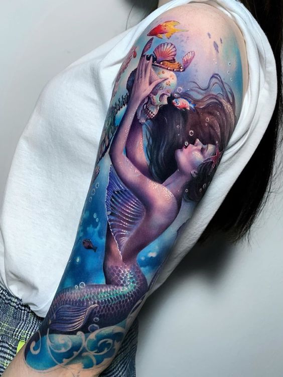 Ideas for Mermaid tattoos