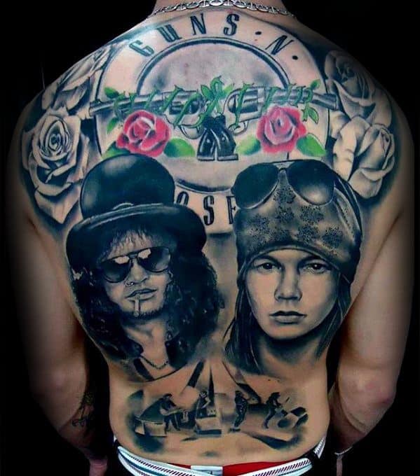 Incredible Guns And Roses tattoos