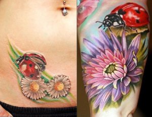 Ladybugs meanings are luck love protection so you must tattoo one 4
