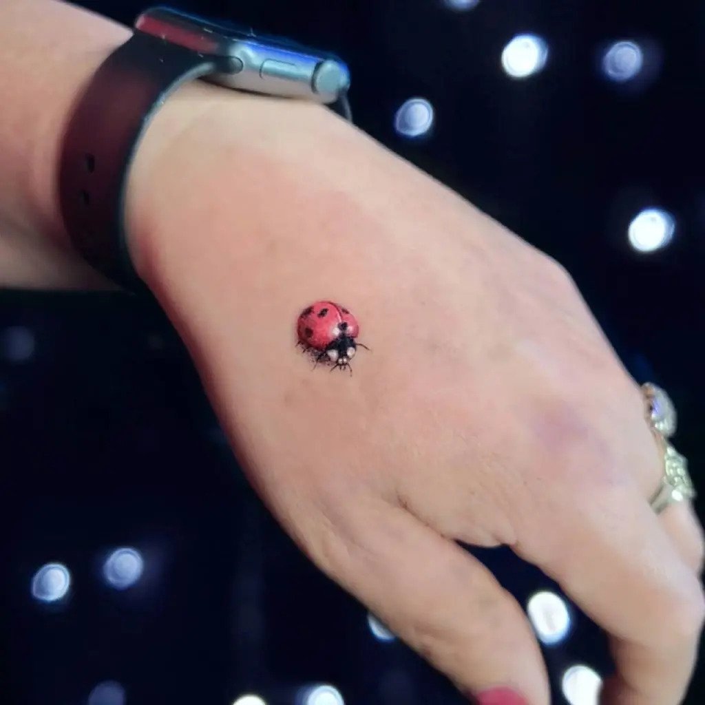Exotic Tattoos Ladybug Designs Examples with Photos  Design Press