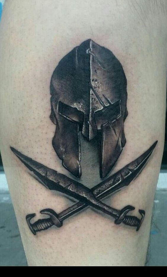 Gladiator  Small tattoos for guys Spartan helmet tattoo Spartan tattoo