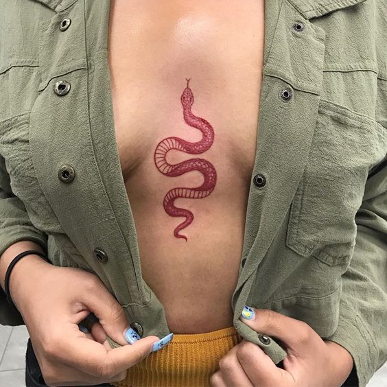 Amazing snake tattoo ideas for women to make you even more gorgeous