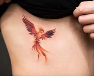 simple phoenix tattoo designs