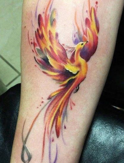 Quick-start ideas for a forearm phoenix tattoo