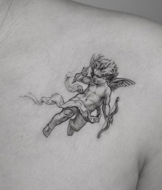 Angel Cherub Tattoo