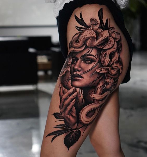 Medusa Tattoos The Ancient Greek Myth And Current Symbolism  Self Tattoo
