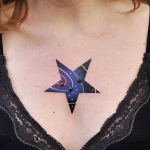 10 Ideas how stars tattoo filler can be used with number of tattoo styles 3