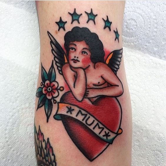 25 Cool Cupid Tattoos