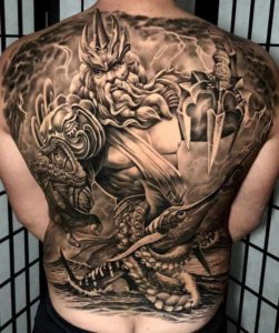 20 Best Poseidon tattoo designs by our opinion 4
