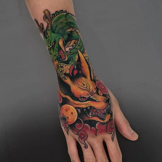 Top more than 72 shenron tattoo forearm best - in.cdgdbentre