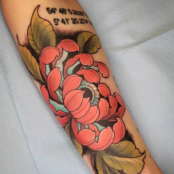 20 Best chrysanthemum tattoo ideas
