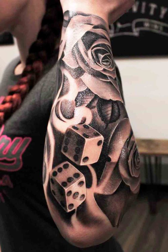 Top 9 Auspicious Dice Tattoo Designs for Women and Men