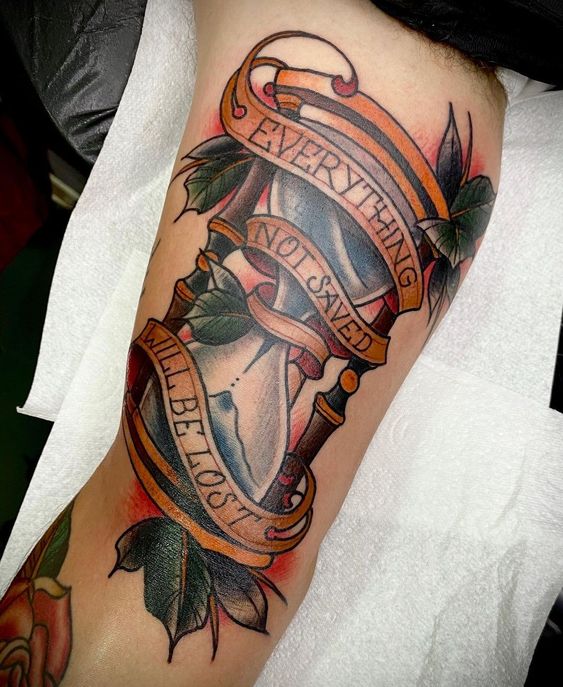 20 Mind blowing hourglass tattoos