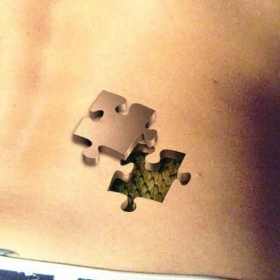 20 Reasons why there is no mistake with puzzle piece tattoo