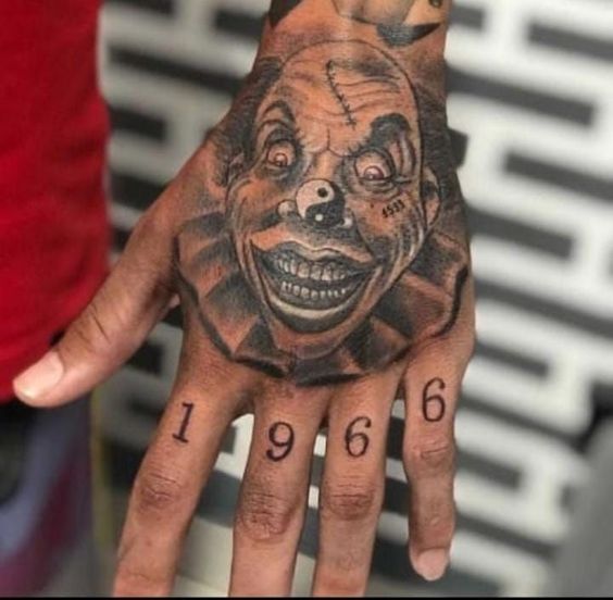 20 ideas of clown tattoo for your hand