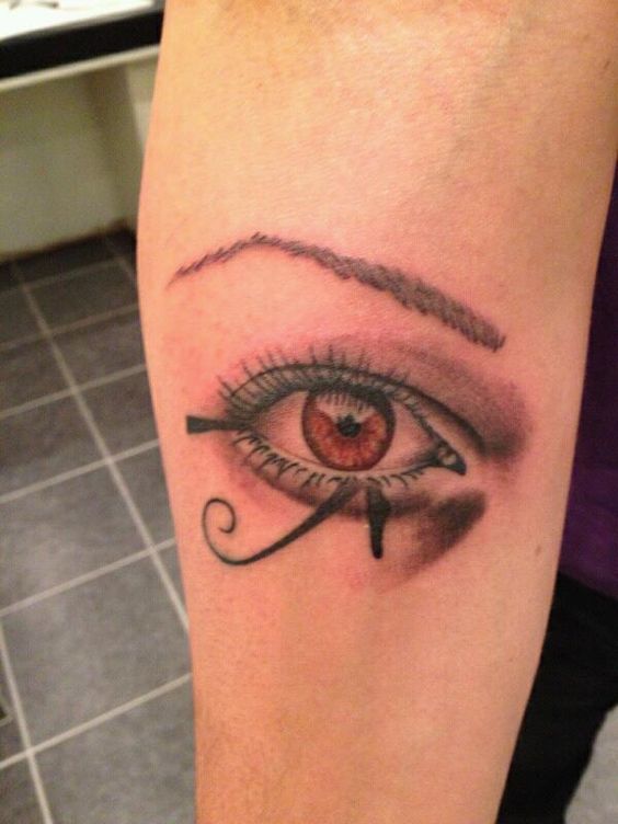 Be stunning with wonderful and realistic Ra eye tattoos