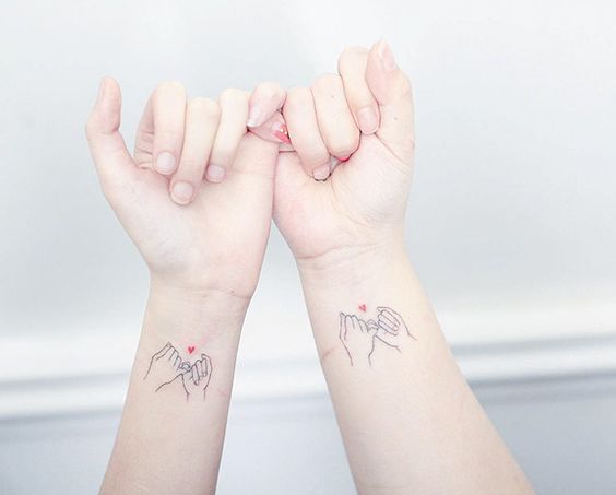 Best friend special pinky promise tattoo ideas