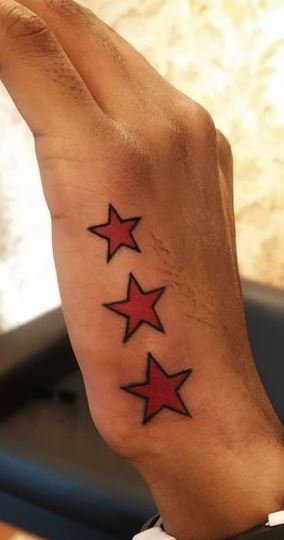 Love it star tattoo  Star tattoo on wrist Star tattoos Tattoos