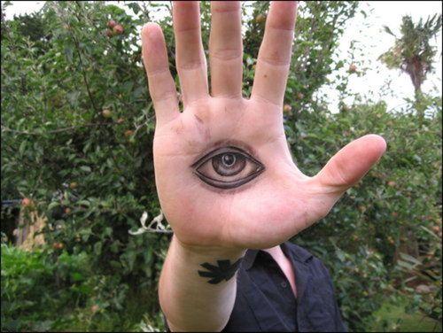 Did you know that tattoo of eye on palm can be so awesome