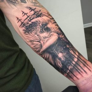 Forearm eagle tattoo looks surprisingly good Check these ideas 2