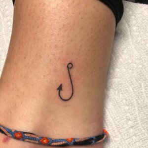 Get simple fish hook tattoo to actually ensure astonishing results 3