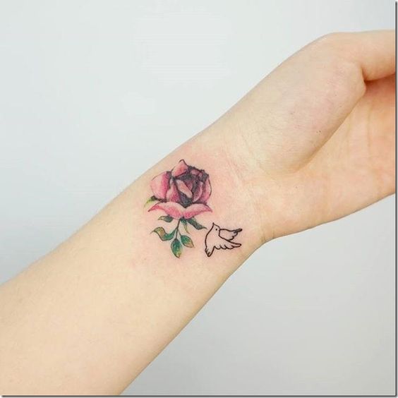 Here is why you should get a cute rose tattoo on your wrist